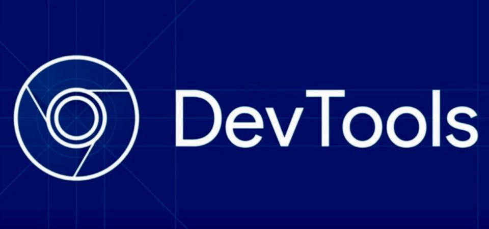 Chrome DevTools Coverage tab sekmesi nedir, ne işe yarar konulu mavi zemin üzerine beyaz yazı ile devtools yazısı